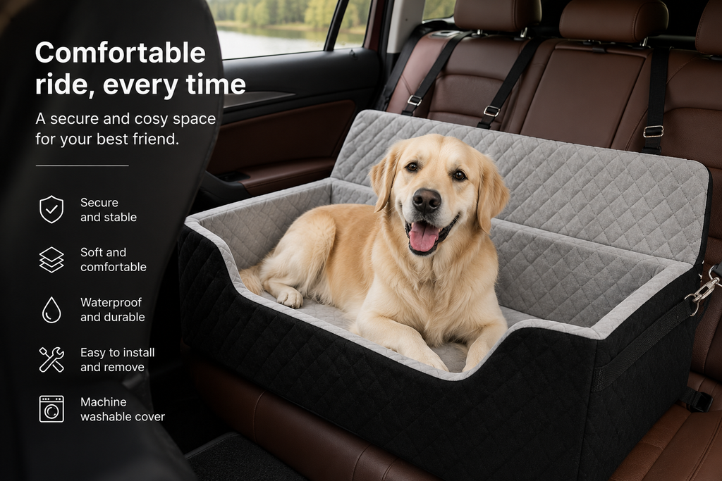PawCruise Voyager Bed – Luxury Dog Travel Bed